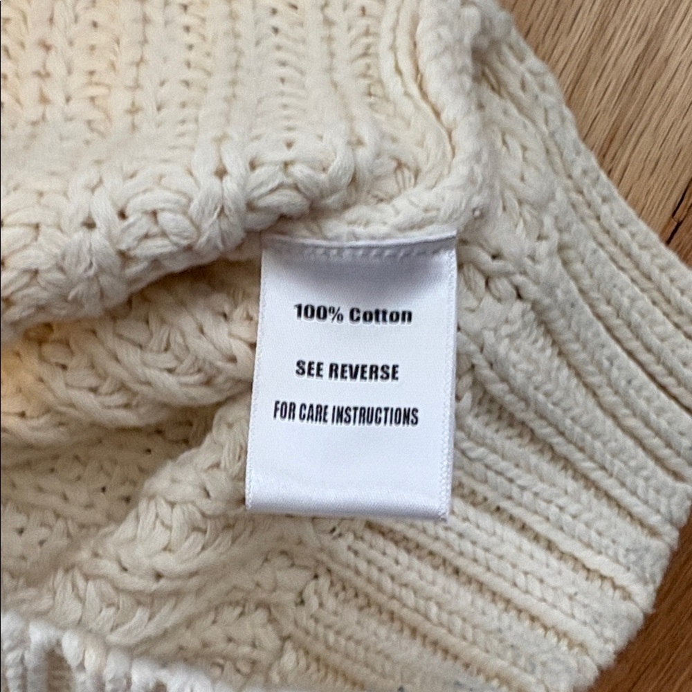 Cozy Cream Cowl-Neck Sweater - Picture 11 of 11